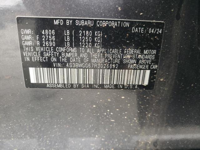 2024 SUBARU LEGACY SPO 4S3BWGG67R3026892