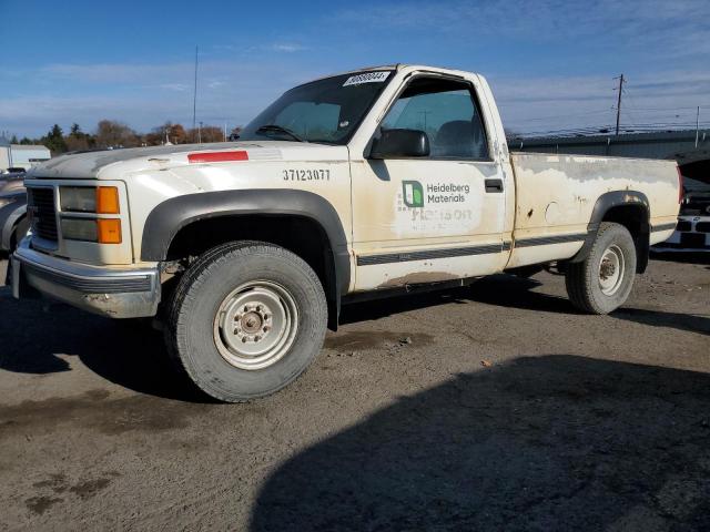 GMC SIERRA K35 2000 white  gas 1GTHK34R7YR171696 photo #1