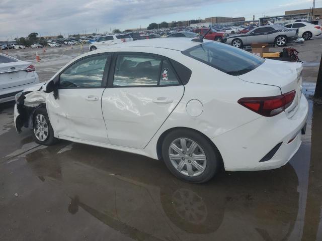 KIA RIO LX 2022 white  gas 3KPA24AD6NE496332 photo #3