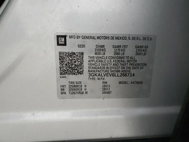 2020 GMC TERRAIN SL - 3GKALVEV6LL266714