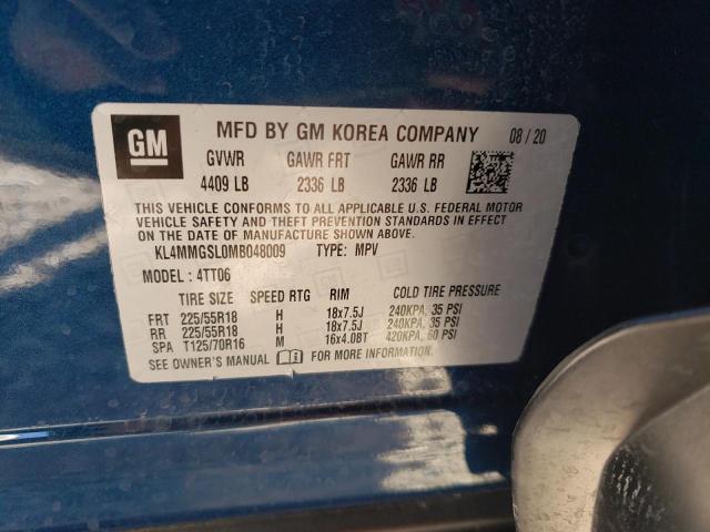 2021 BUICK ENCORE - KL4MMGSL0MB048009