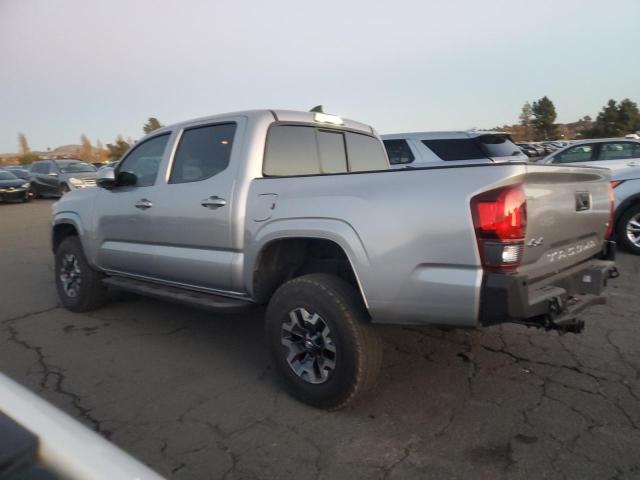 TOYOTA TACOMA DOU 2018 silver  gas 3TMCZ5AN5JM138156 photo #3