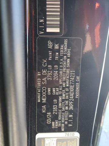 2024 KIA FORTE LX - 3KPF24ADXRE774211