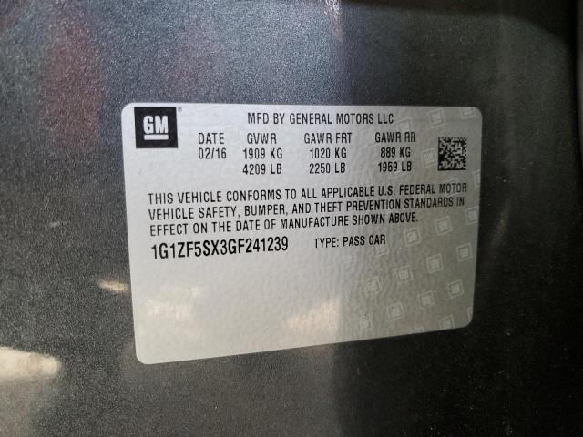 2016 CHEVROLET MALIBU LT - 1G1ZF5SX3GF241239