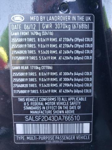 2014 LAND ROVER RANGE ROVE #3304619473