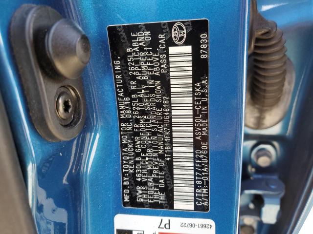 2017 TOYOTA CAMRY LE - 4T1BF1FK7HU648182