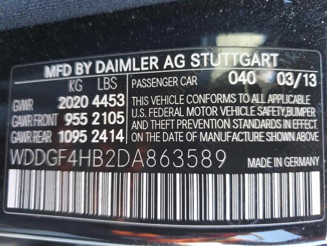 VIN WDDGF4HB2DA863589 2013 Mercedes-Benz C-Class, 250 no.12