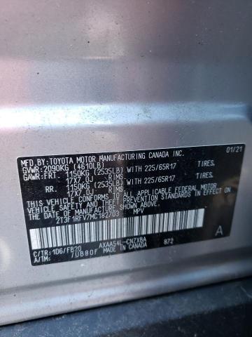 2021 TOYOTA RAV4 LE - 2T3F1RFV7MC182703