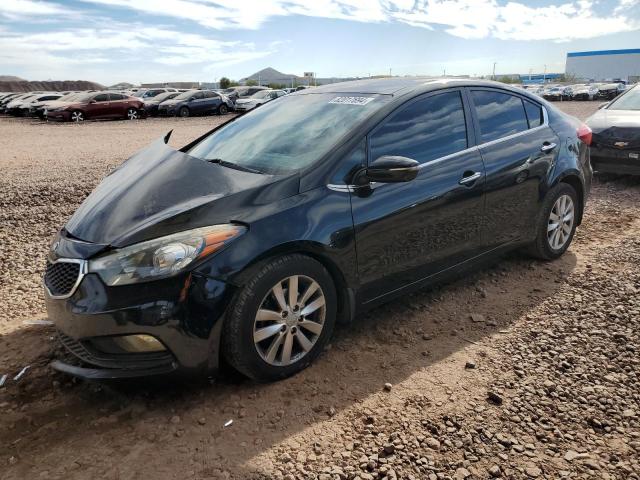 KIA FORTE EX 2015 black  gas KNAFX4A82F5304019 photo #1