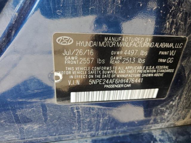 2017 HYUNDAI SONATA SE - 5NPE24AF6HH476441