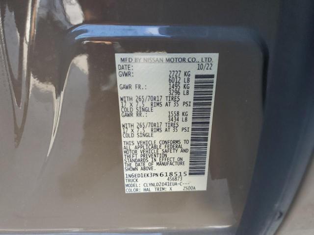 2023 NISSAN FRONTIER S - 1N6ED1EK3PN618515