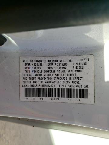 VIN 1HGCR2F81EA023270 2014 HONDA ACCORD no.13