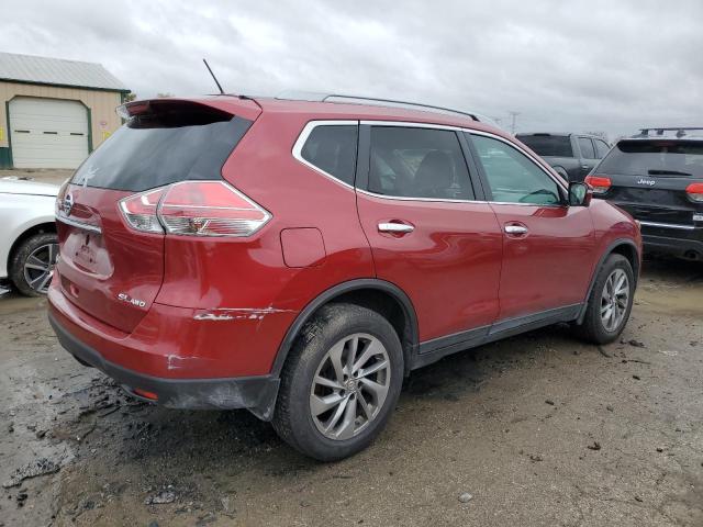 NISSAN ROGUE S 2015 red  gas 5N1AT2MV7FC854872 photo #4