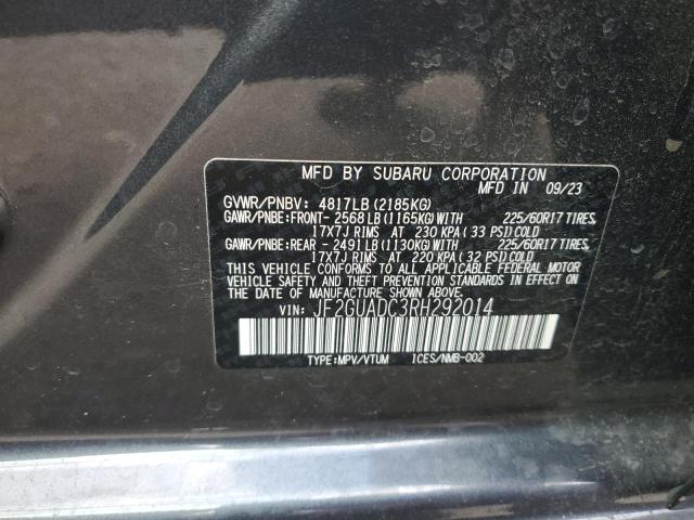 2024 SUBARU CROSSTREK - JF2GUADC3RH292014