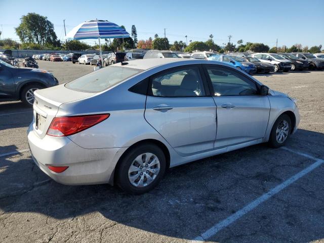 HYUNDAI ACCENT SE 2017 silver  gas KMHCT4AEXHU330069 photo #4