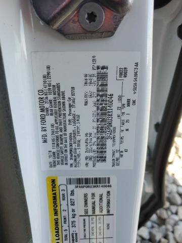 2019 FORD FUSION TIT - 3FA6P0RU3KR140046
