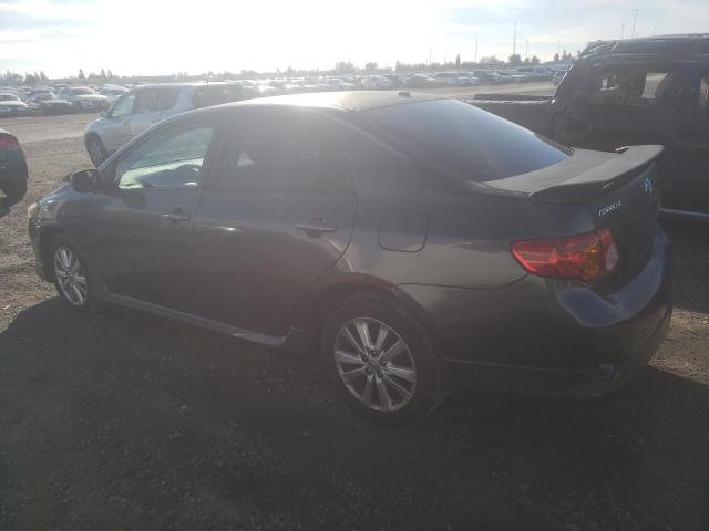 TOYOTA COROLLA BA 2010 black  gas 1NXBU4EE9AZ259715 photo #3