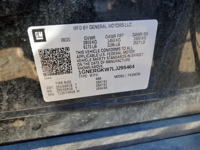 2020 CHEVROLET TRAVERSE L - 1GNERGKW7LJ295464