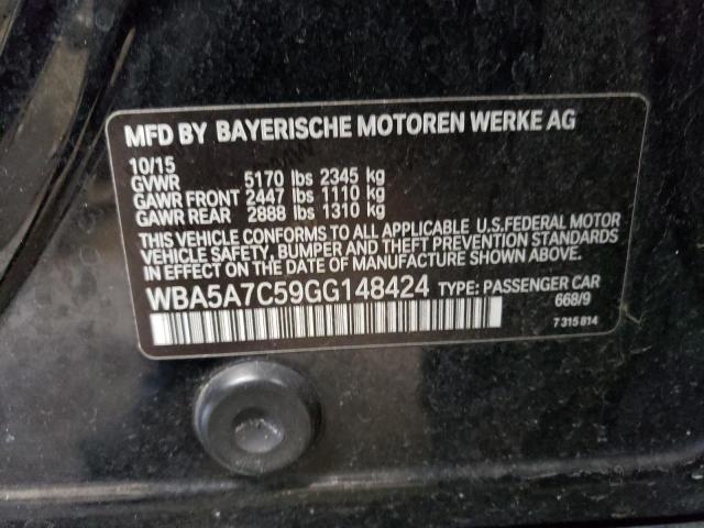 VIN WBA5A7C59GG148424 2016 BMW 5 SERIES no.12