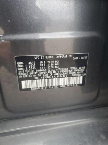 2018 SUBARU LEGACY 2.5 - 4S3BNAF67J3014120
