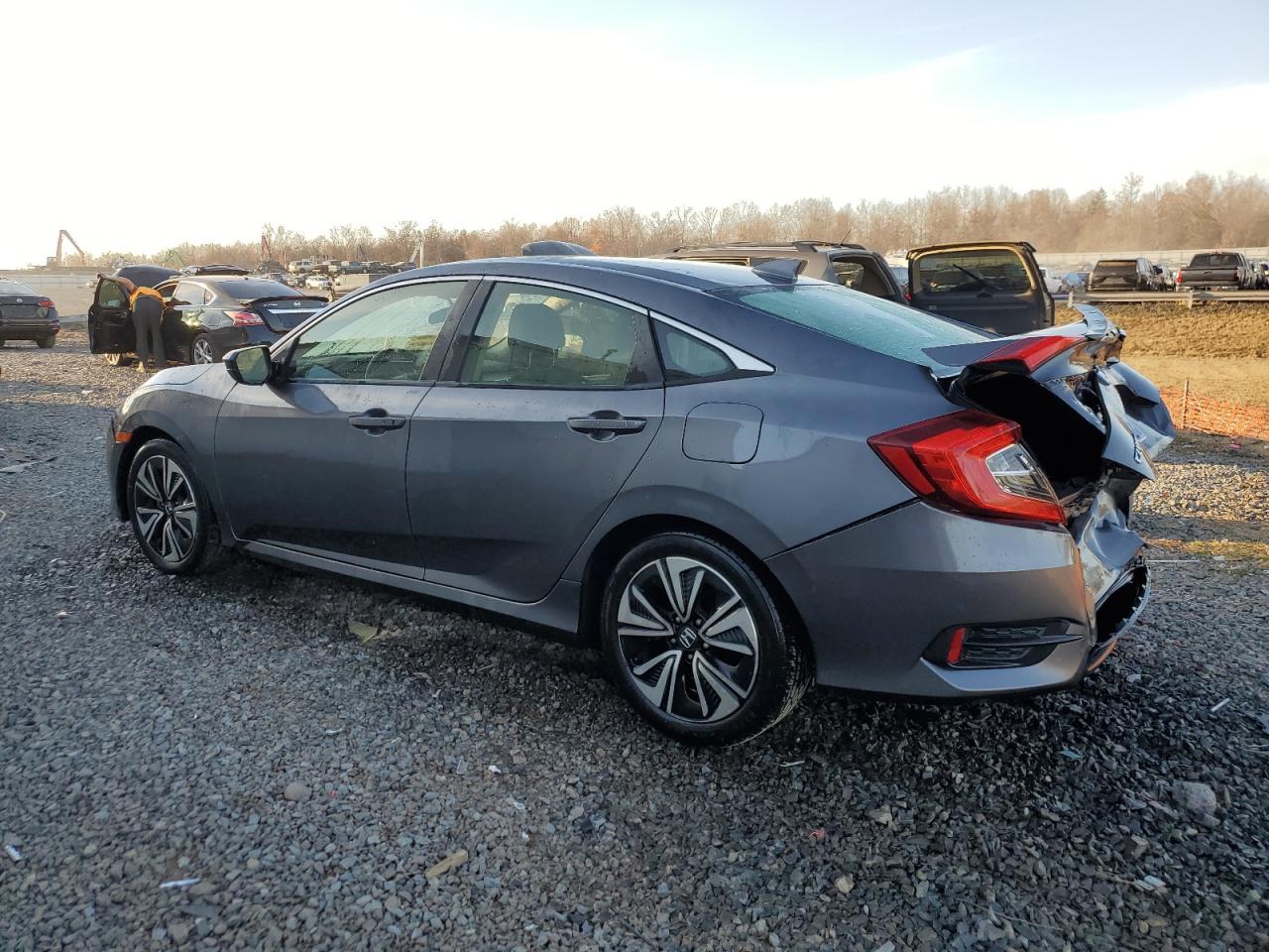 Lot #3009164296 2018 HONDA CIVIC EX