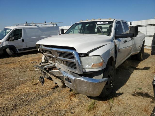 DODGE RAM 3500 S 2012 white crew pic diesel 3C63DRGL2CG132187 photo #1