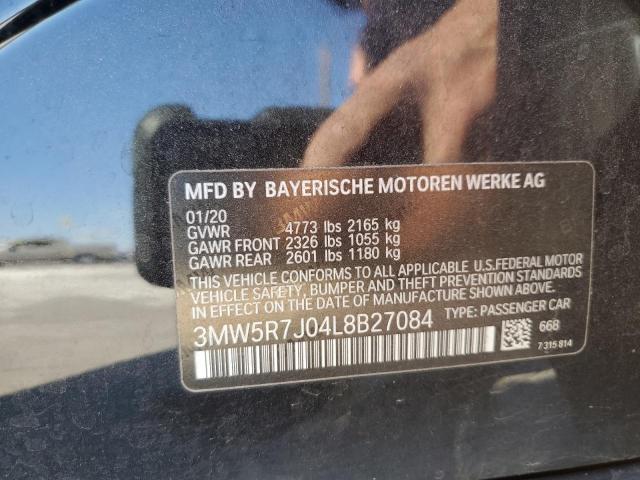 2020 BMW 330XI - 3MW5R7J04L8B27084