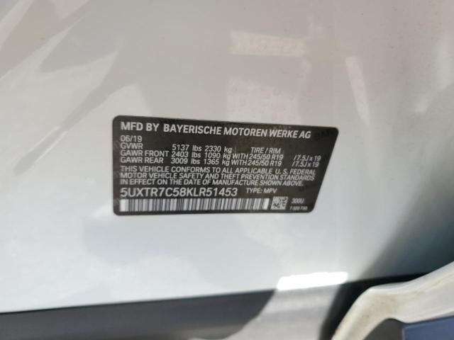 2019 BMW X3 SDRIVE3 - 5UXTR7C58KLR51453