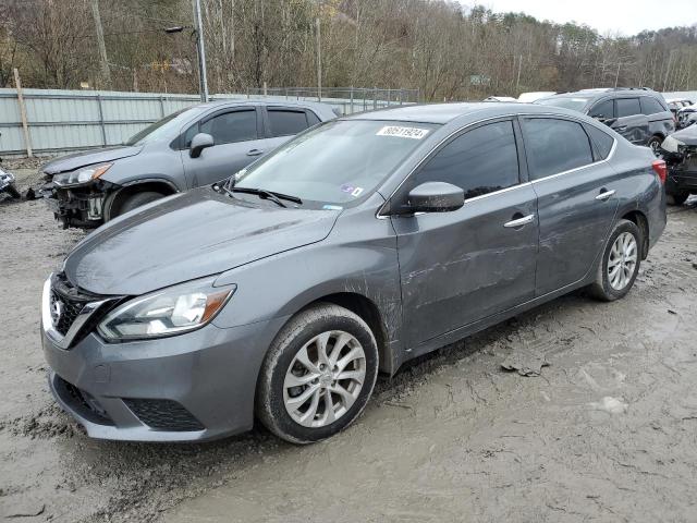 NISSAN SENTRA S 2018 gray  gas 3N1AB7AP6JL620166 photo #1