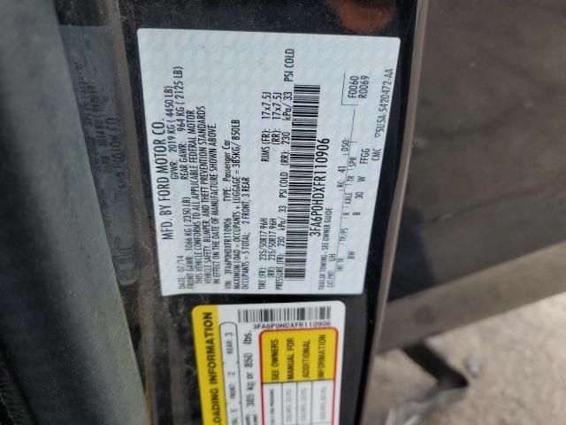 2015 FORD FUSION SE - 3FA6P0HDXFR110906