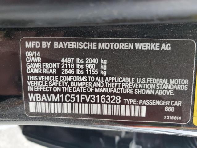 VIN WBAVM1C51FV316328 2015 BMW X1 no.12