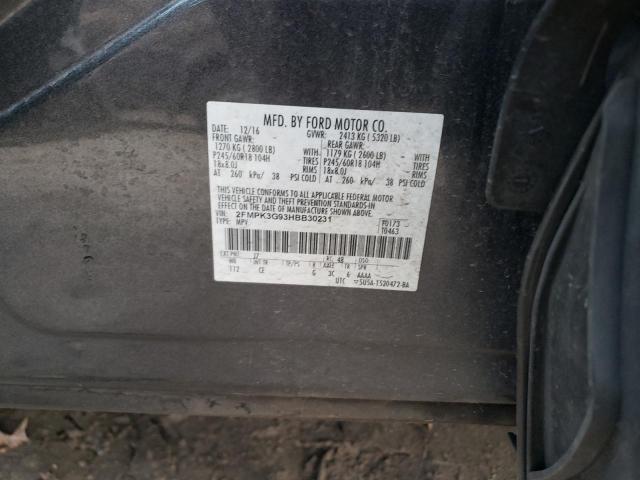 2017 FORD EDGE SE - 2FMPK3G93HBB30231