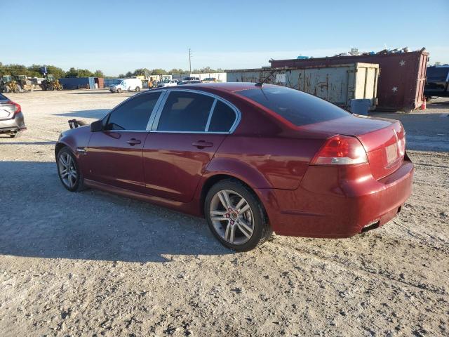 PONTIAC G8 2009 red  gas 6G2ER57729L163506 photo #3