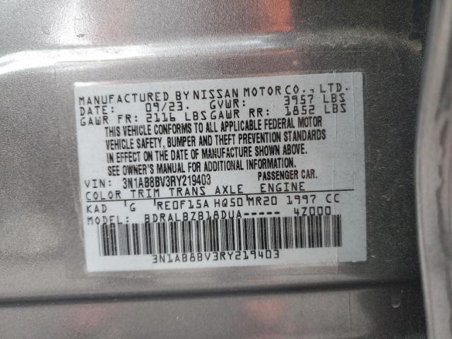 VIN 3N1AB8BV3RY219403 2024 NISSAN SENTRA no.12