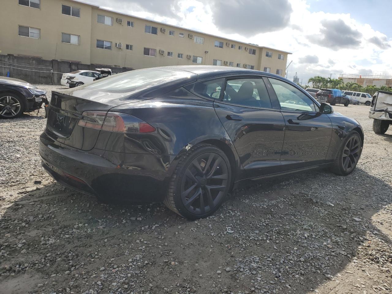 Lot #2974716198 2021 TESLA MODEL S