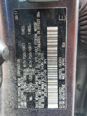 2018 TOYOTA 4RUNNER SR - JTEZU5JR1J5167148