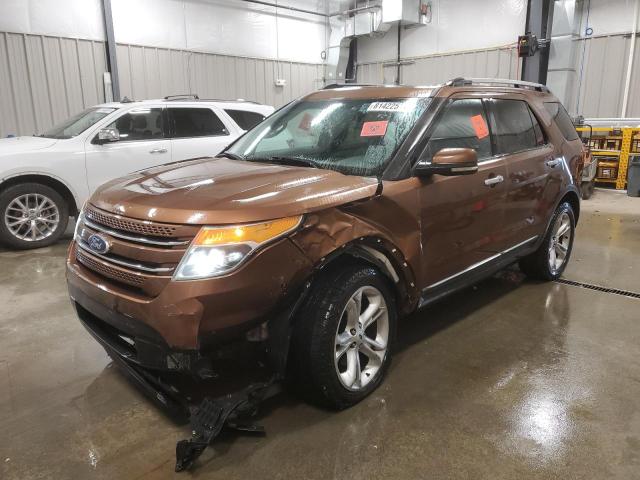 FORD EXPLORER L 2012 brown  gas 1FMHK8F82CGA14062 photo #1