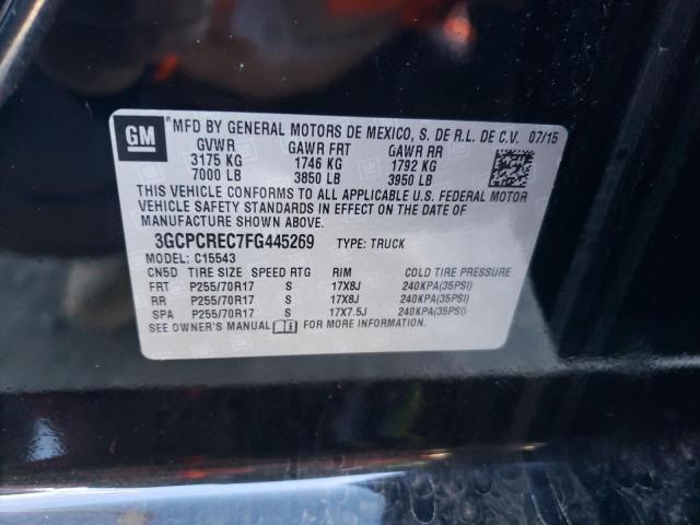 VIN 3GCPCREC7FG445269 2015 Chevrolet Silverado, C15... no.12