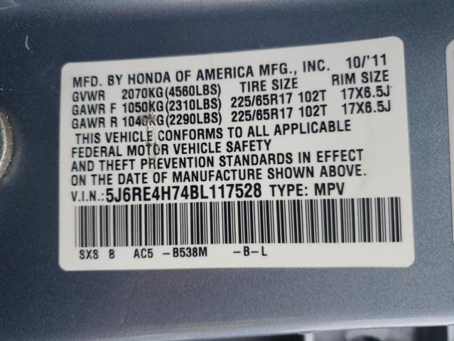 5J6RE4H74BL117528 2011 HONDA CRV