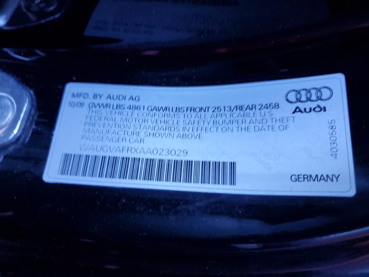 Lot #3030633090 2010 AUDI S5 PREMIUM