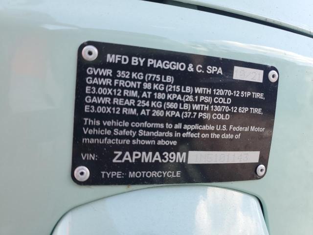 2022 VESPA GTS 300 ZAPMA39M1N5101143