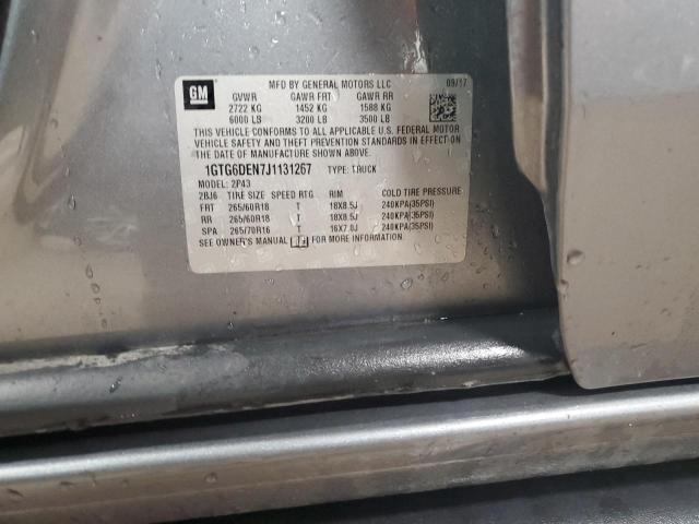2018 GMC CANYON SLT 1GTG6DEN7J1131267