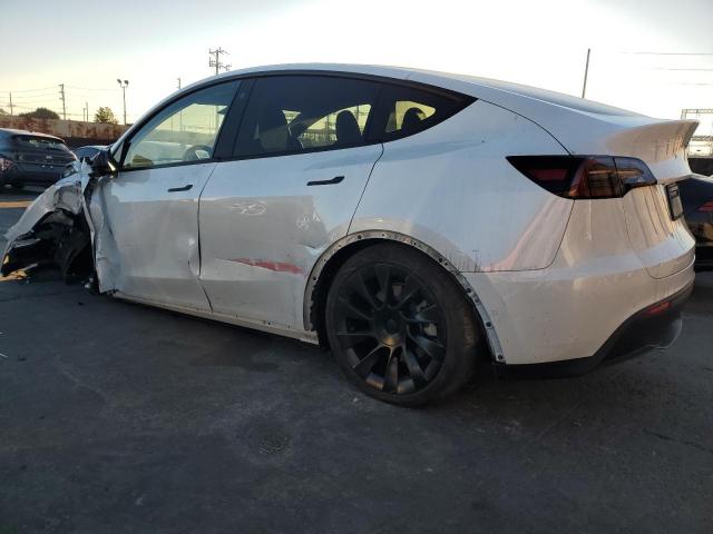 TESLA MODEL Y 2022 white  electric 7SAYGDEE2NA020351 photo #3