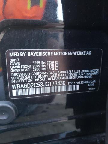2018 BMW 640 XI GRA - WBA6D2C53JGT73430
