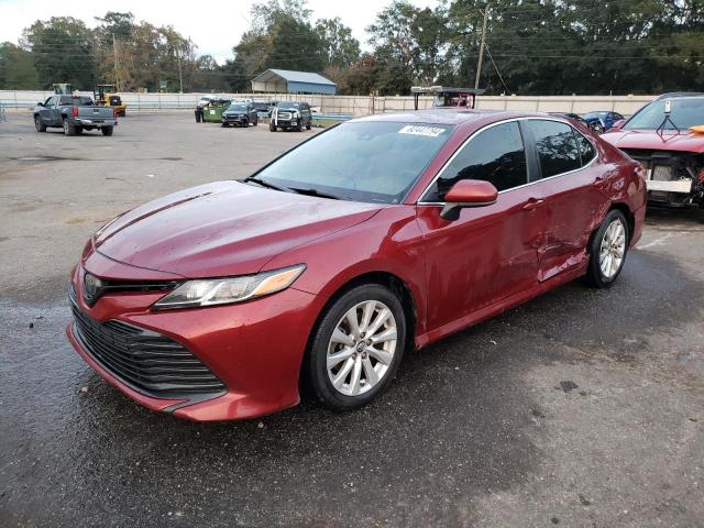 TOYOTA CAMRY L 2018 red  gas 4T1B11HK1JU593309 photo #1