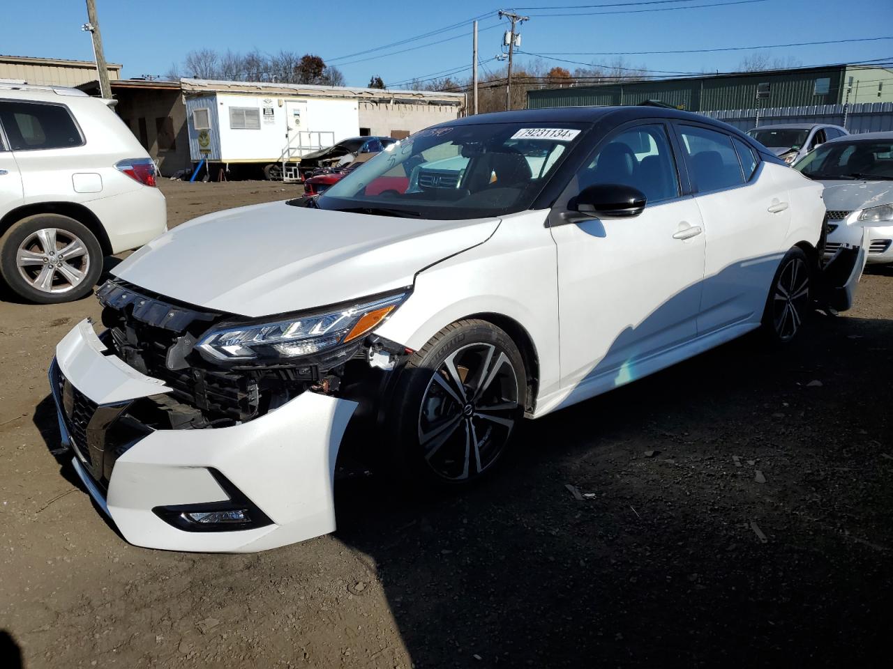 Lot #2974307490 2021 NISSAN SENTRA SR