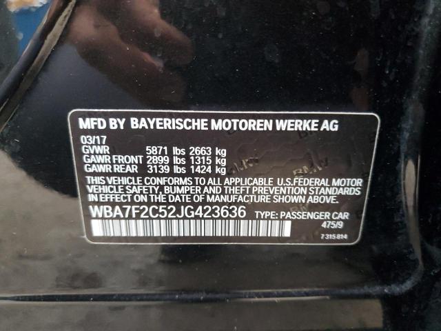 2018 BMW 750 XI - WBA7F2C52JG423636
