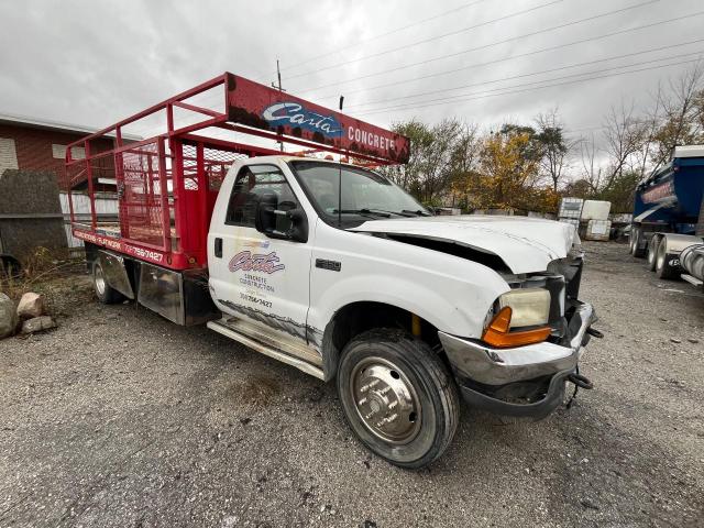 FORD F550 SUPER 2000 white chassis diesel 1FDAF56F9YED04269 photo #1