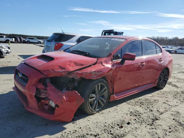 SUBARU WRX STI 2017 red  gas JF1VA1F63H9805430 photo #1