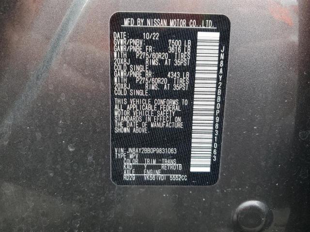 2023 NISSAN ARMADA SL - JN8AY2BB0P9831063